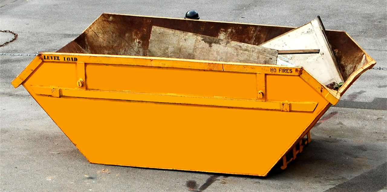 Items that can't be put in a skip