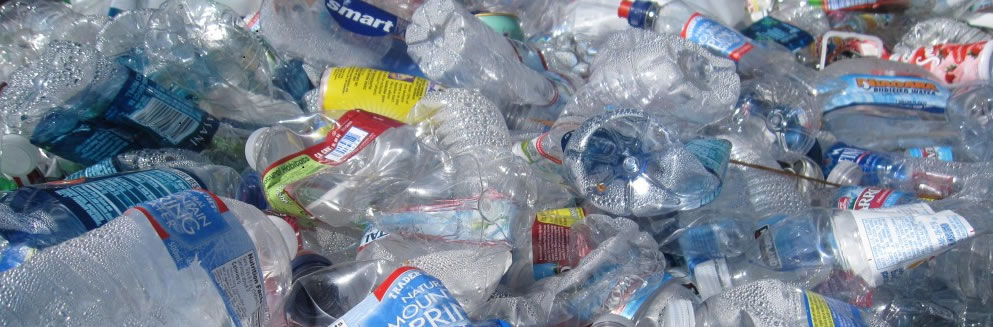 Used plastic bottles