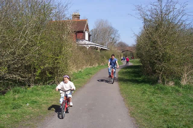 The Cuckoo Trail in East Sussex
