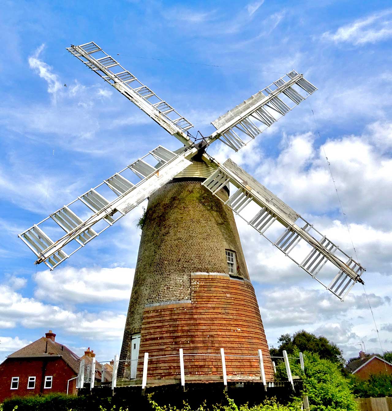 Ovenden's mill is also known as the Polegate Windmill and is in East Sussex