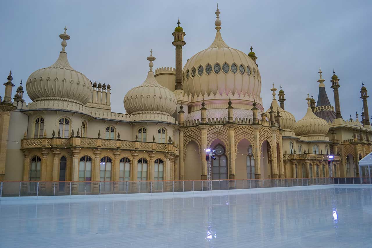 ice skating rink brighton pavilion Christmas 2023